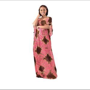 Batik Tie Dye KAFTAN Maxi